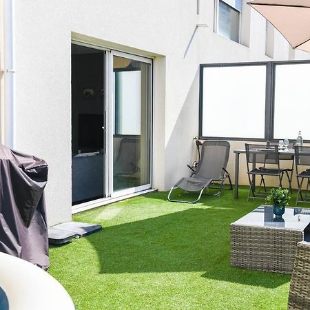 Superbe Appartement Avec Terrasse, Piscine & Parking Prive A Marseille Eksteriør billede